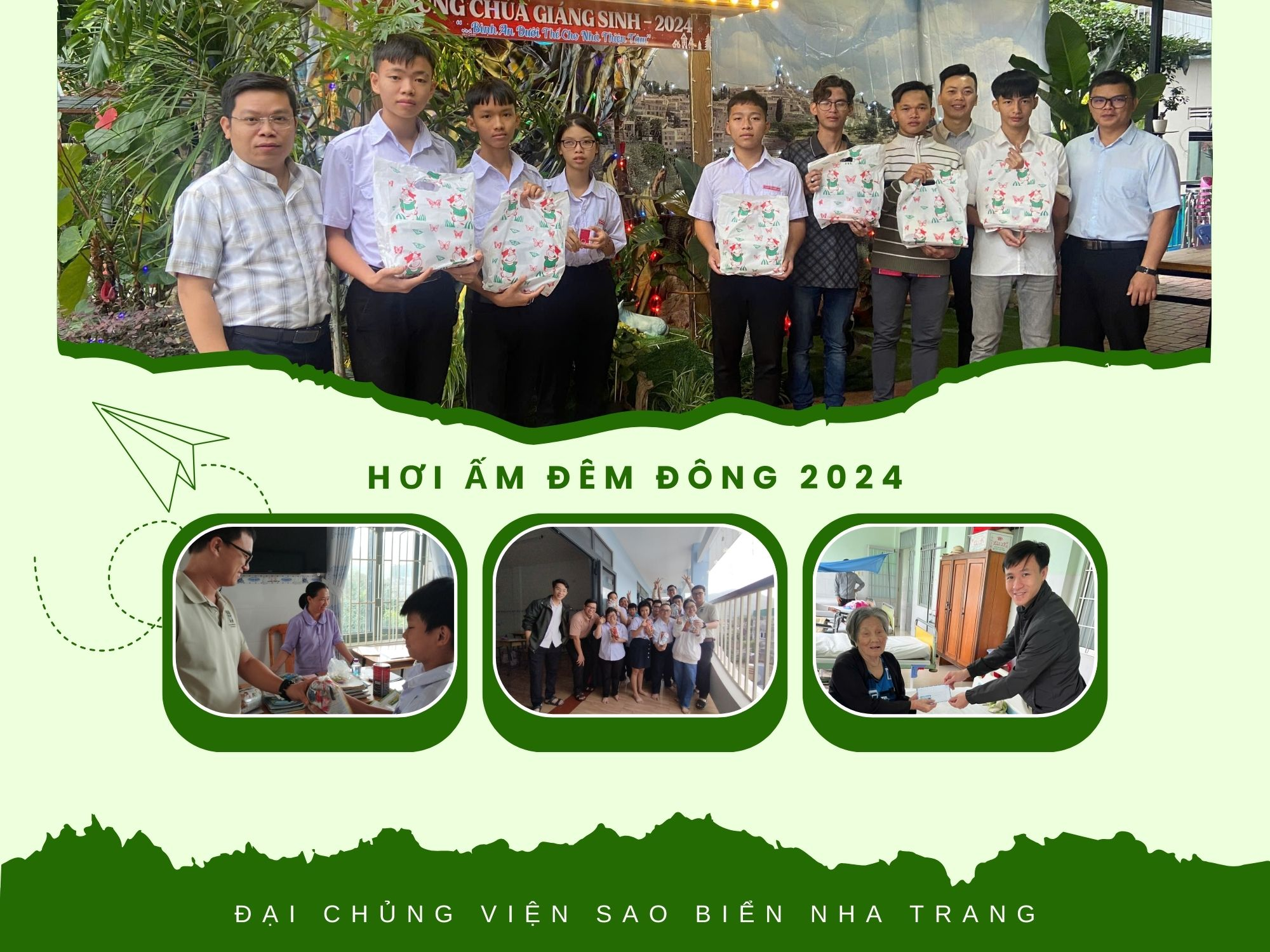 Chương trình ''Hơi ấm đêm đông'': Đại Chủng viện Sao Biển lan toả yêu thương nhân dịp Giáng Sinh 2024